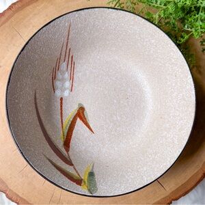 Vintage UCAGCO Japan Wild Rice Pattern Stoneware Soup Cereal 6" Bowl